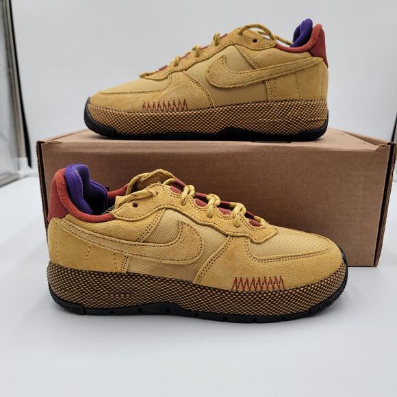 Nike Air Force 1 Wild Wheat Gold - Women's Size 6 - Picture 1 of 10